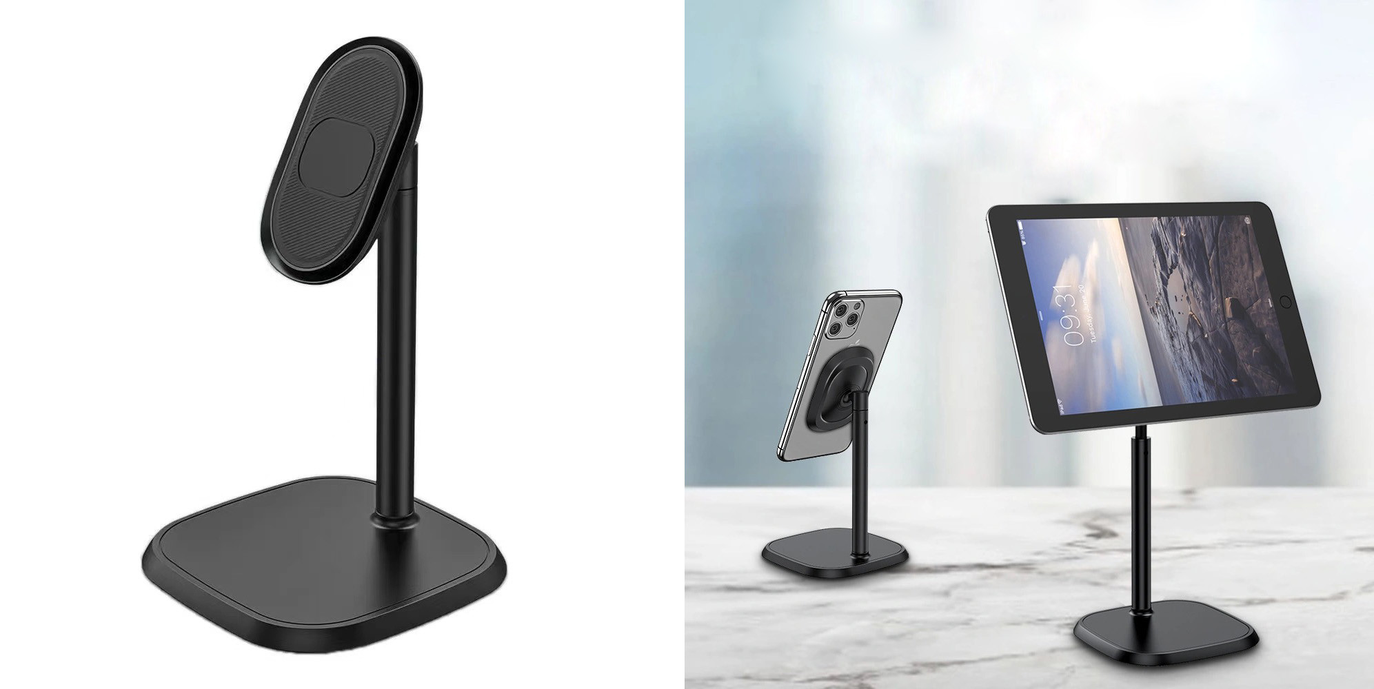 N38 Magnetic Folding Desktop Phone Stand 360 Degree Rotatable