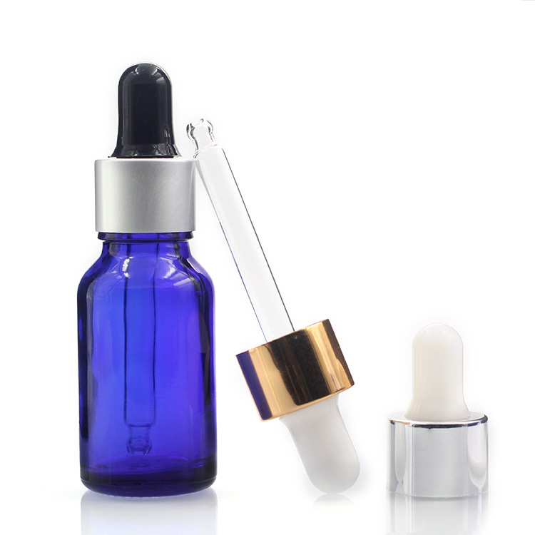 15ml Blue Glass Bottle With Dropper Bottles For Essential Oils,Lab Chemicals