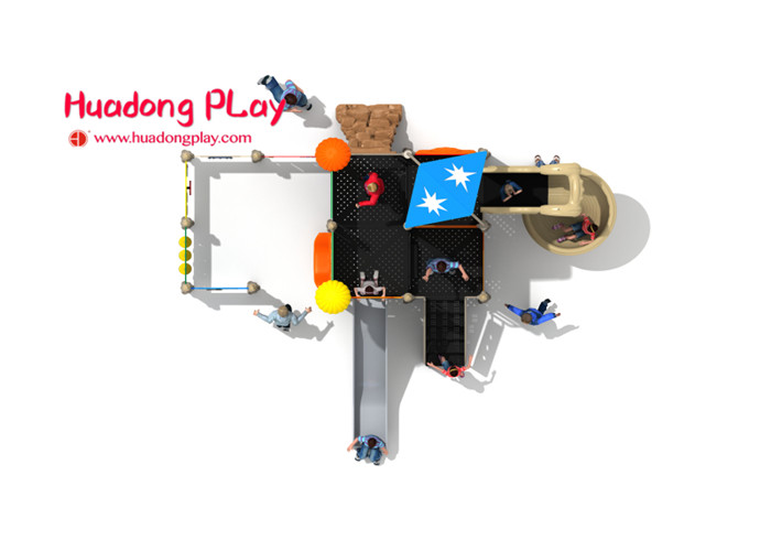 Commercial Garden Play Equipment , Preschool Outdoor Play Equipment With Musical Panels