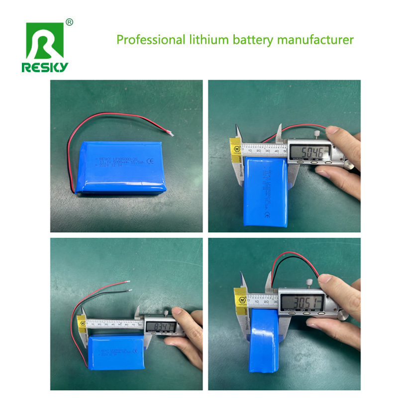 Solar Li Polymer Battery Cell 105080 3S 11.1V 5000mAh For Remote Control Boat