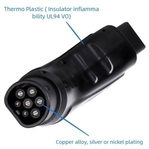 Ccs2 To Gb/T Car Charging Dc Adapter Ccs Combo 2 To Gbt Ev Charger Or Connector