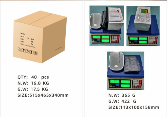 LCD Display Blood Pressure Monitor Cuff Plastic ABS With Voice Broadcasting