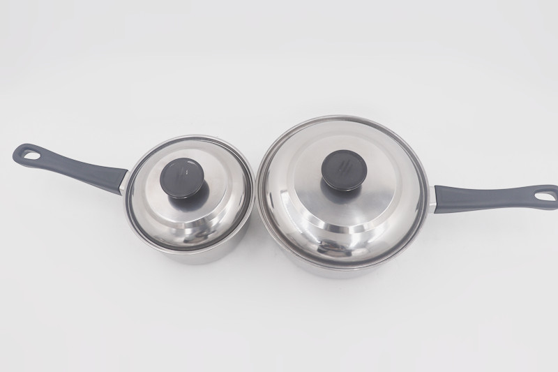 Restaurant Induction 16cm Stainless Steel Stew Pot Non Coating