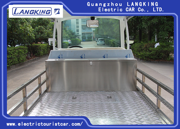900KGS 48V DC Motor Utility Cargo Vehicle / Electric Pick Up Truck With Roof Or Basket