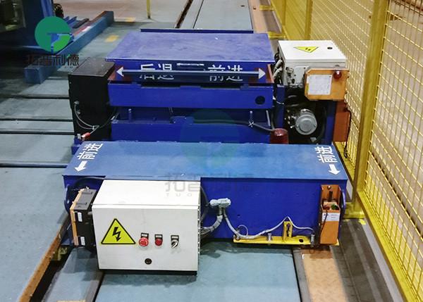 Rail or Steerable Die Electric Transfer Cart Motorized Platform Trolley Battery