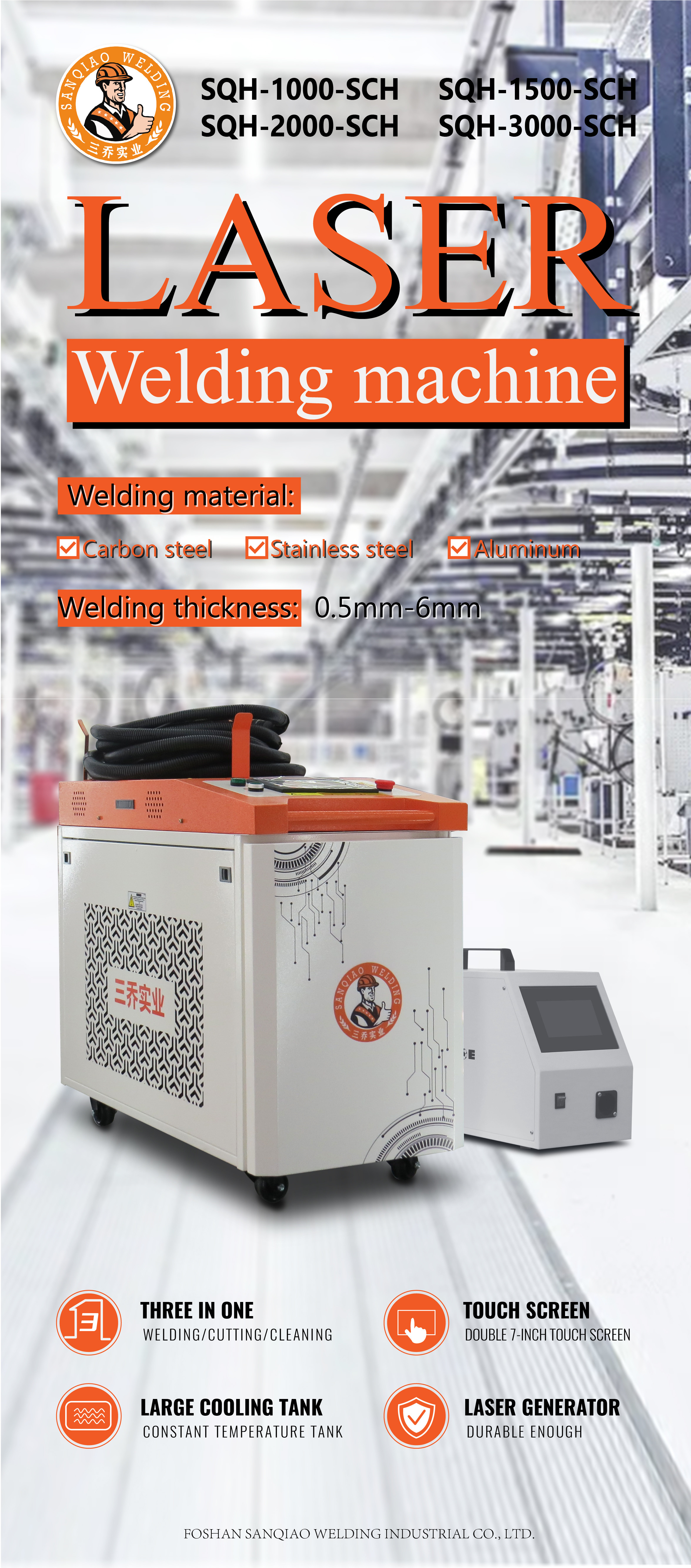 3000Watt MAX Fiber Laser welding machine 4 in 1 welder welding clearning cutting function