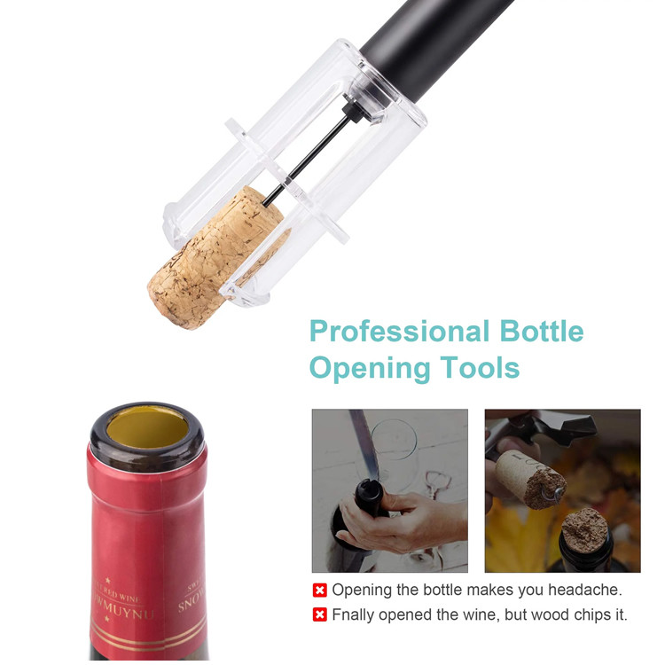 Waiter'S Corkscrew Bottle Opener Easier And Safe To Use Logo Printing