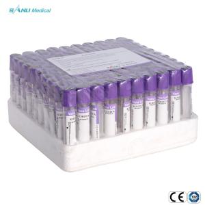  CE ISO Disposable Serum Blood Collection Tube Purple 2ml 3ml 4ml 5ml EDTA K2 K3 Tube Manufactures