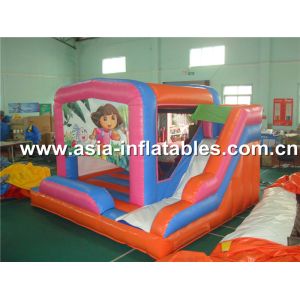  Inflatable mini Jumping castle with slide Manufactures