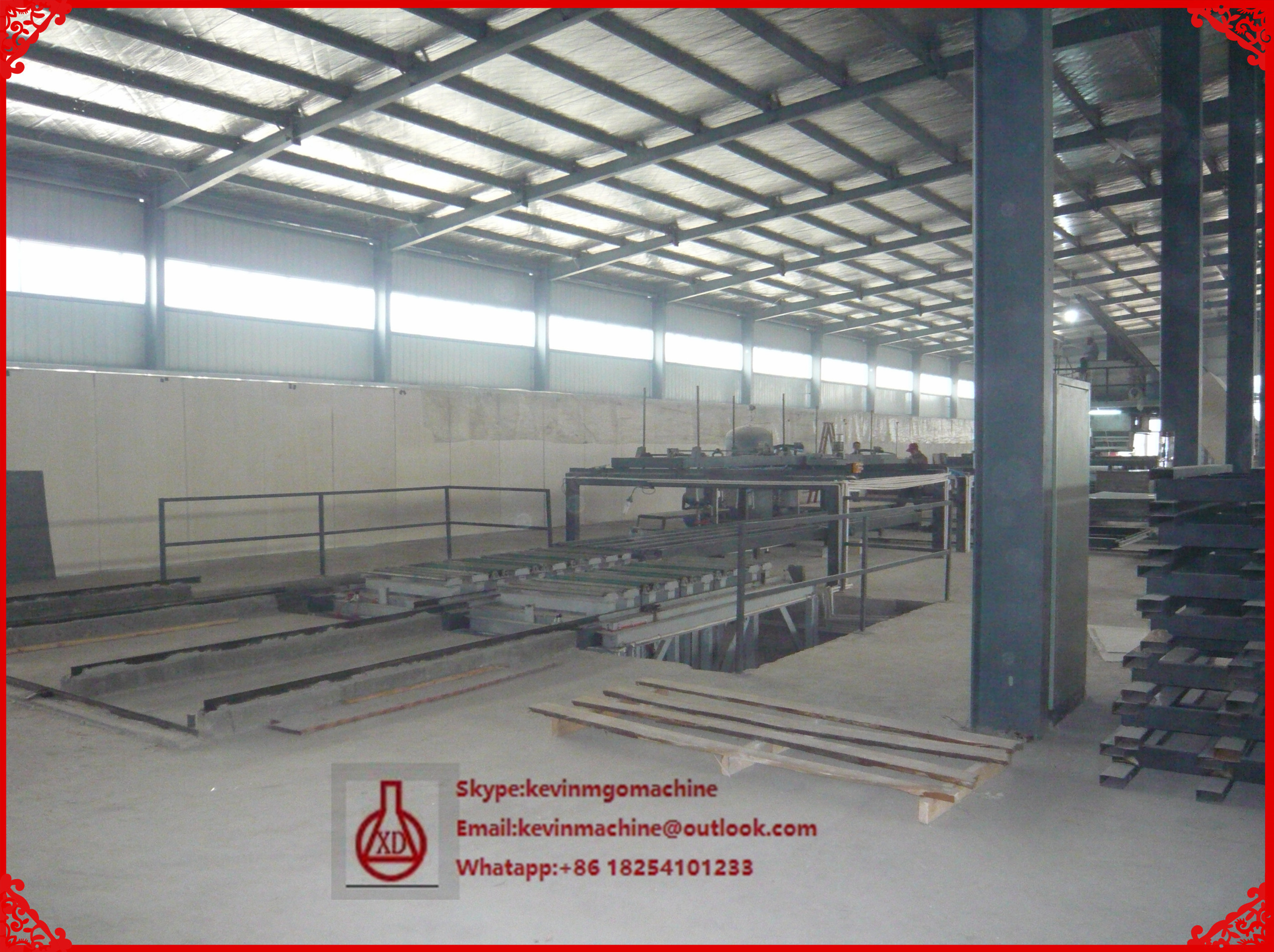 Hollow Sandwich Fiber Cement Wall Panel Forming Machine 4 - 25mm Thickness