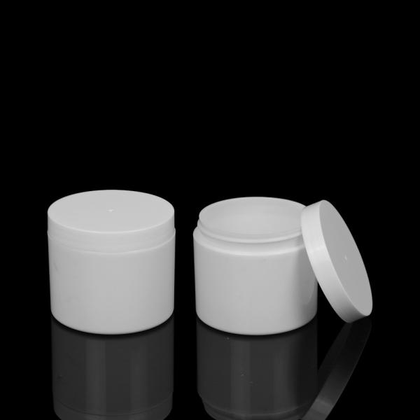 Double Wall PP Cream Jar 50g 100g 150g Luxury White Biodegradable Cosmetic Jars