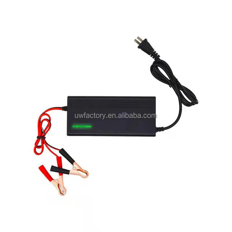 7.5W Automatic Identification 12V Smart Pulse Repair Battery Charger for 4-180Ah Lead Acid Car Battery Pack