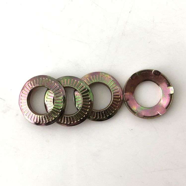 DIN 6795 Steel Disc Serrated Lock Washers Knurled Flat Grounding Washers