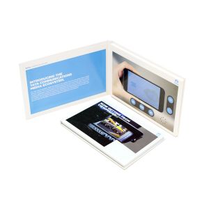 China 16 9 Ratio LCD Video Folder with 128MB Memory and 1920 X 1080 Pixels Resolution on sale