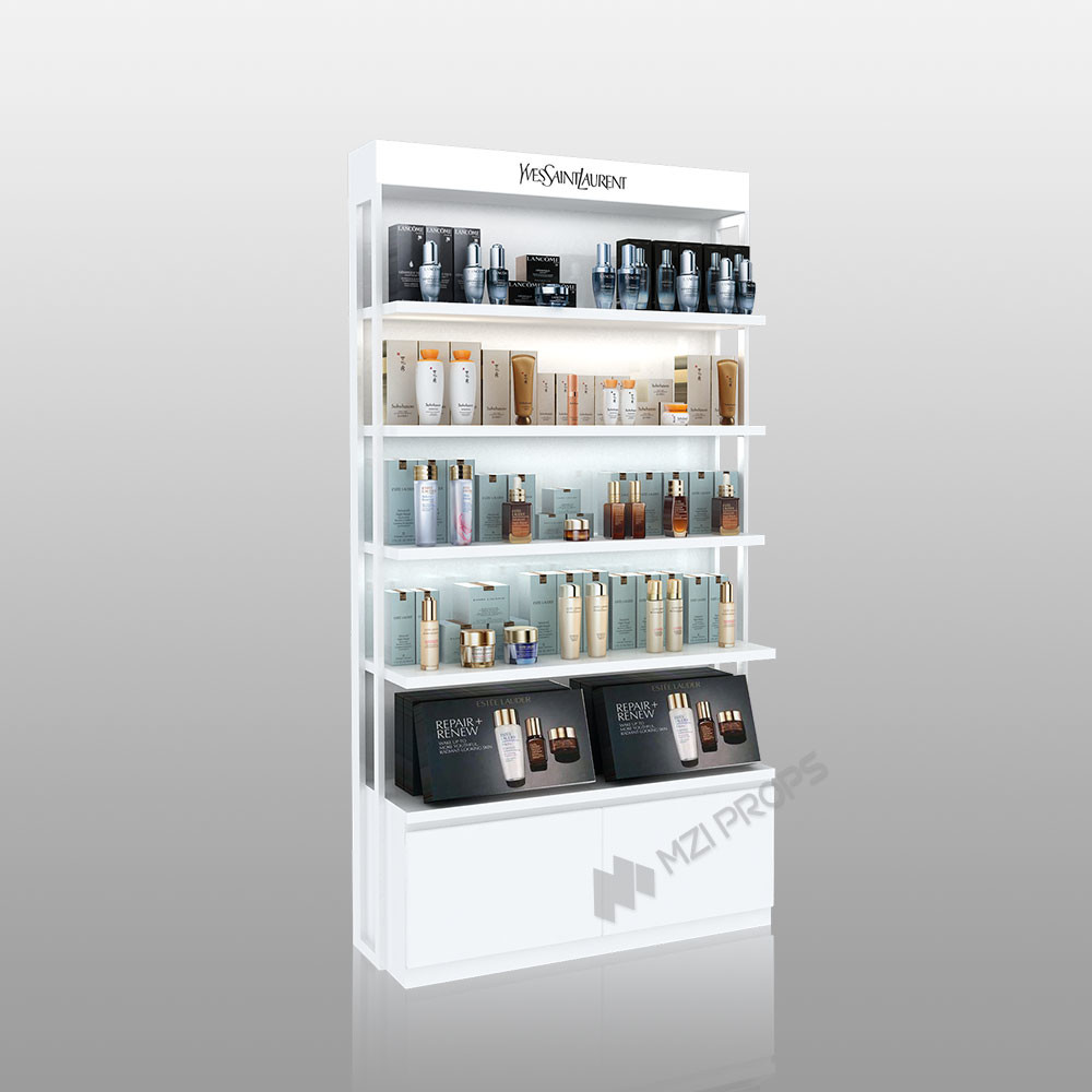 ZhMS-V6 Adjustable Light Source Skincare Display Cabinet with Soft Film Light Box