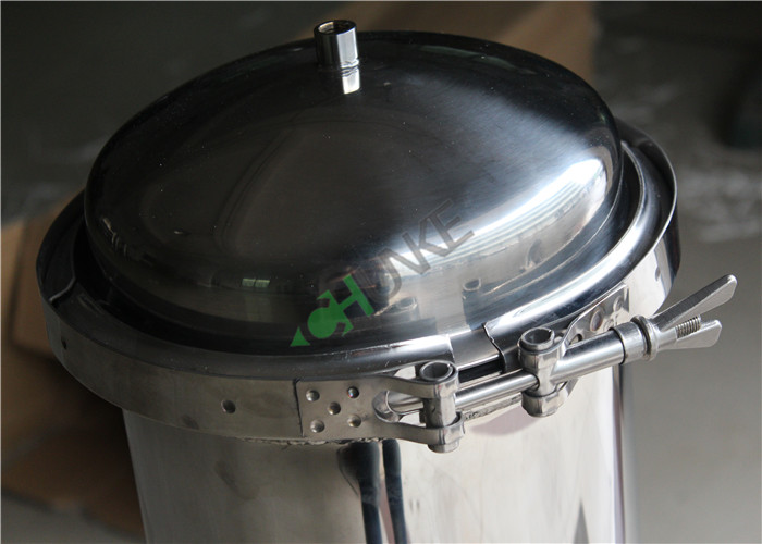 Mirror Gloss Stainless Steel Cartridge Filter Housing RO System Purification