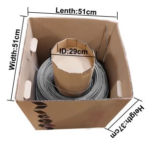Durable Square Wire Dropping Cartons, 51cm×51cm×37cm In Size, 29cm Inner Core,