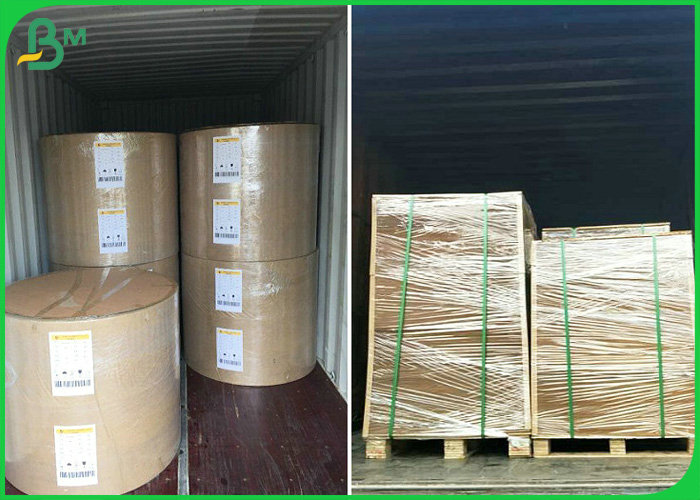 80gsm 100gsm 120gsm 1010mm 1020mm MF Brown Kraft Paper For Shopping Bags