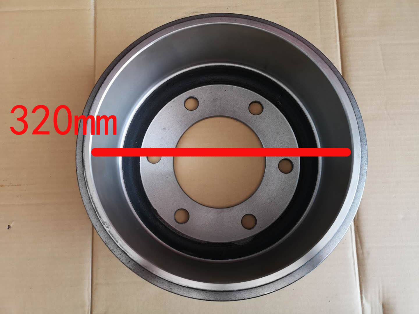 ISUZU NPR Six Holes Wheel Brake Drum 8970812182 8970812192 100mm Brake Lining