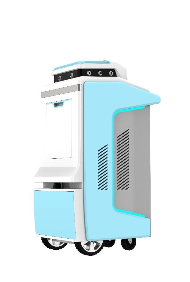  Vaporized Robot Disinfection Machine Hyper Light VADY10 360 Degrees Manufactures