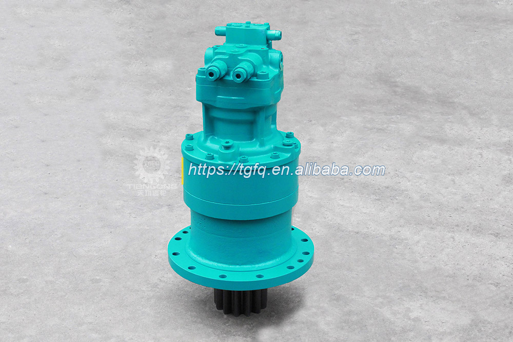 SK200-6 Excavator Slewing Motor Reduction Assembly for Kobelco Excavator M5X130