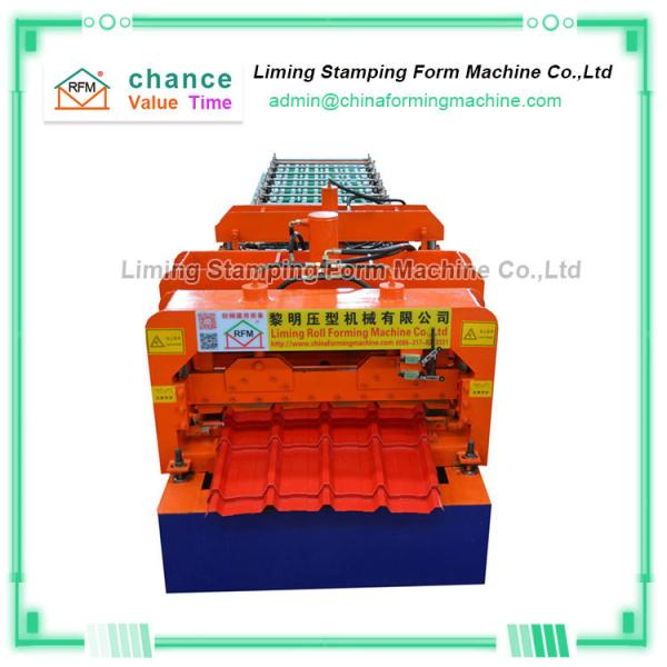 Quality Step Tile Roof Panel Roll Forming Machine GCR12 Blade for sale