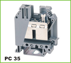  Din-rail Terminal Wire arrage:0.2-35mm2 Part No.PC35 Manufactures