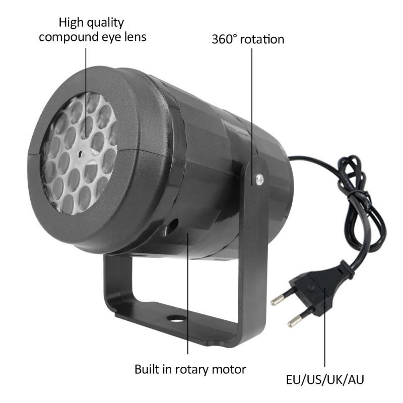 LED Christmas Snowflake Projector Lights Xmas Decoration Lights 2700K