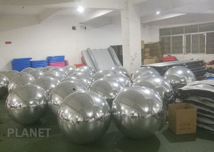 Waterproof PVC Inflatable Mirror Balloon For Advertising Activity