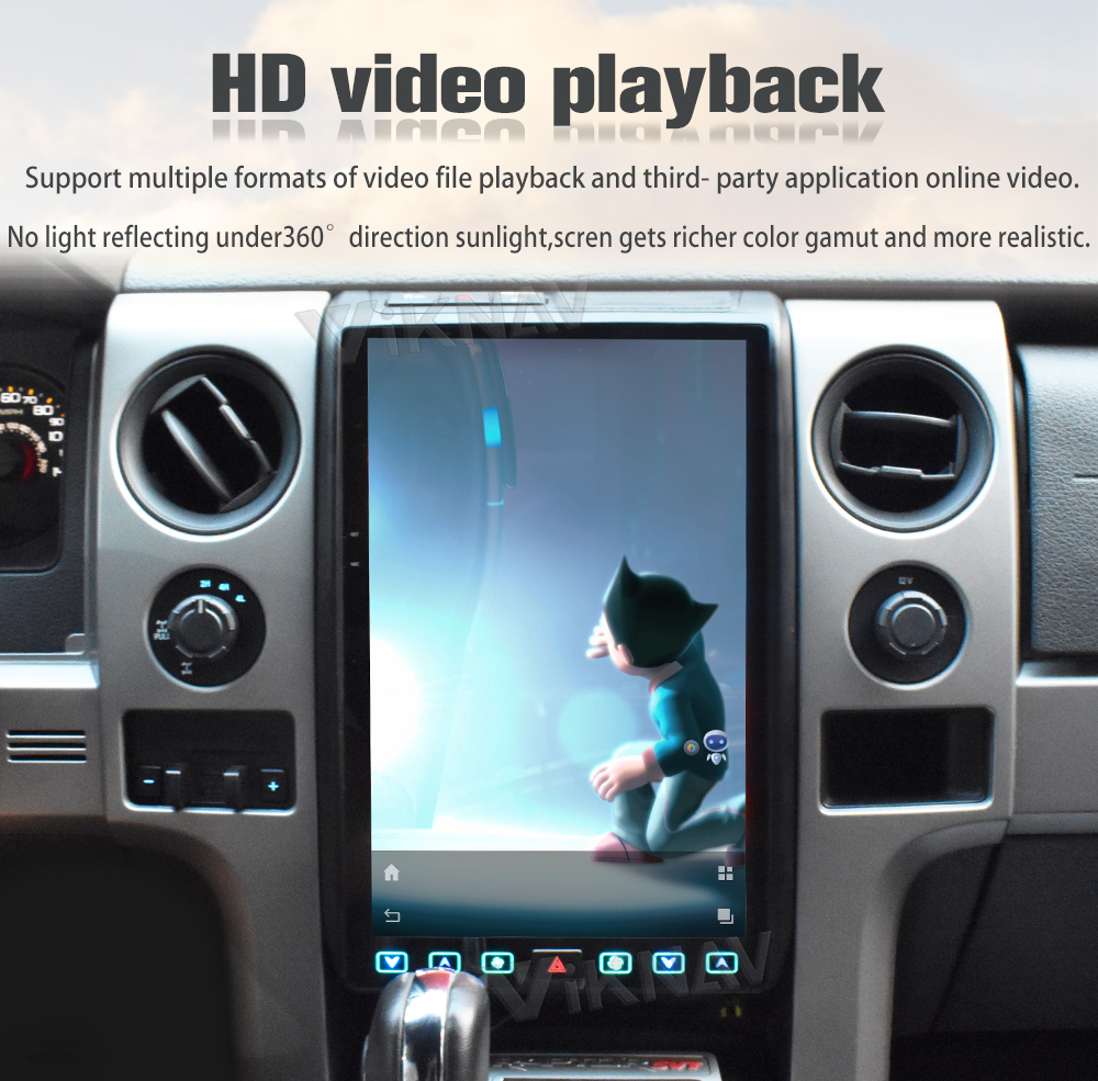 Android 13 Car Multimedia Player Radio For Ford Raptor F150 09-12 8+128G Head Unit Touch Screen Carplay