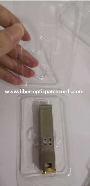 RJ45 Copper SFP Cover Clamshell Transceiver Plastic Box 1.25G 10G RJ45G SFP