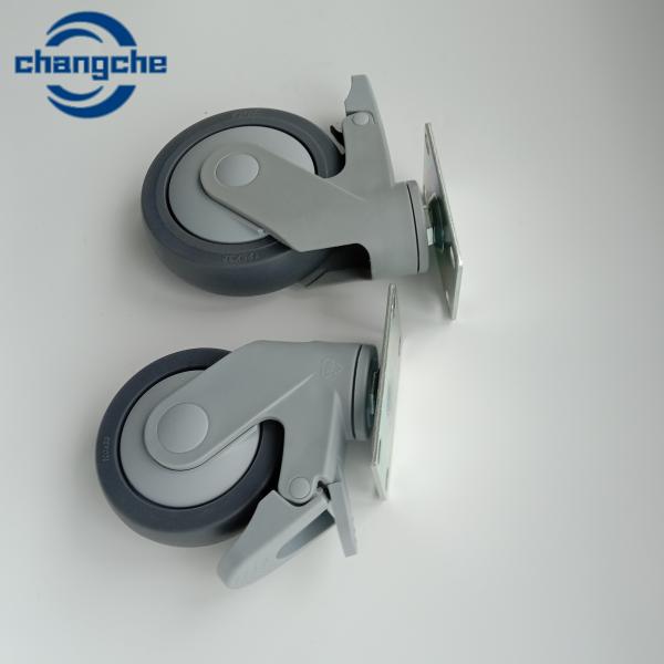Rubber Hospital Bed Casters Reliable And Easy To Maneuver With 3 Inch Wheel