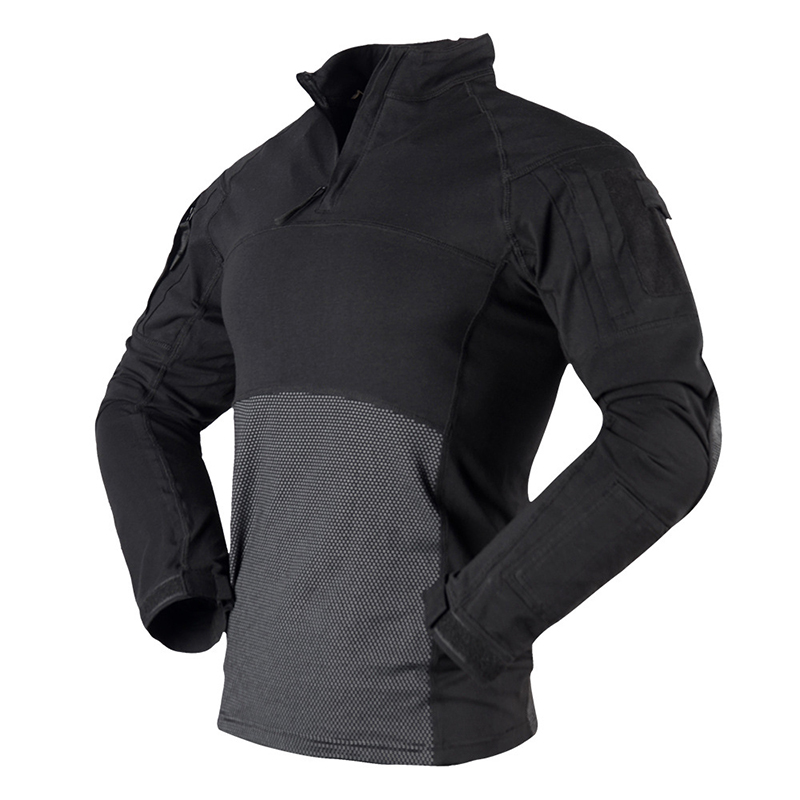 XS-XXXL Outdoor Hiking Ripstop Long Sleeve Training Uniform Frog Suits in Woven Fabric