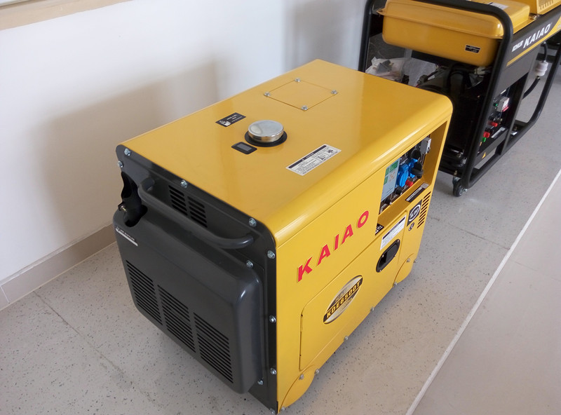 5000W Small Diesel Backup Generator Residential With Digital Panel Board