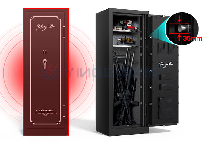 Anti Theft Function Armament Gun Safe Box With Key Opening