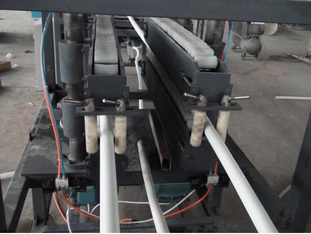 Fully Automatic Twin Screw Extruder , PVC Dual Line Rigid Pipe Making Machine