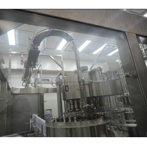 High-speed PLC-controlled Cap Washer For Bottling Line For 60,000 BPH Bottled