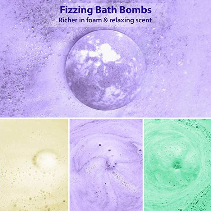 Hemp Extract CBD Bath Bomb Shea Butter For Recovery Relaxation