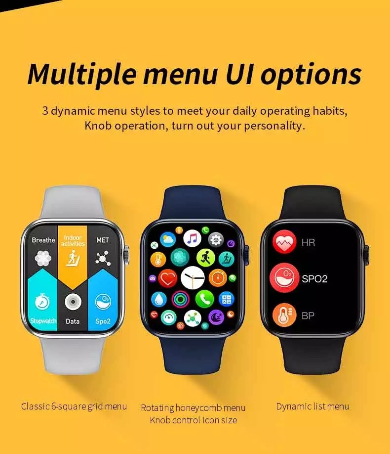 HW16 1.72 Inch Full Screen HD Anti Glare Smartwatch Wristband