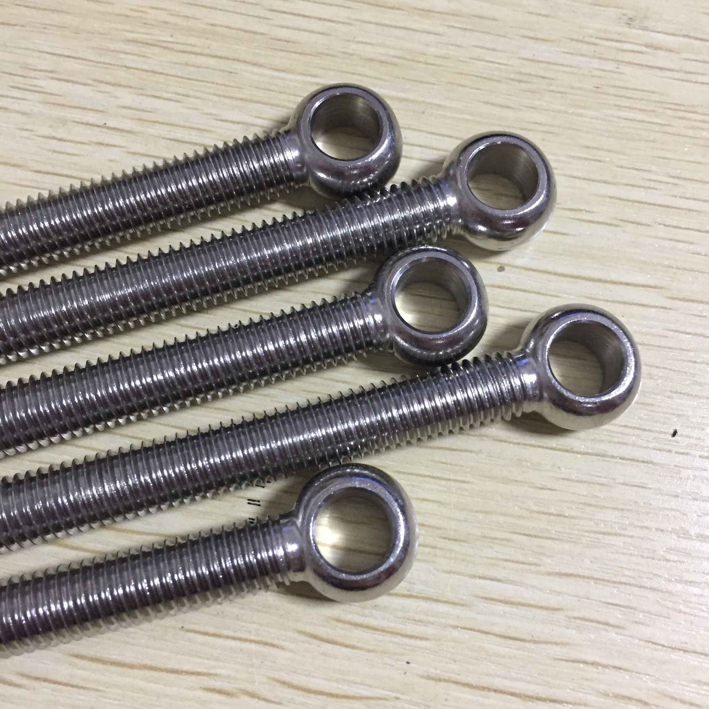 Stainless Steel Bolt DIN444 UNI6058 Eye Bolt 8.8 with Yellow Zinc Finish and Hook