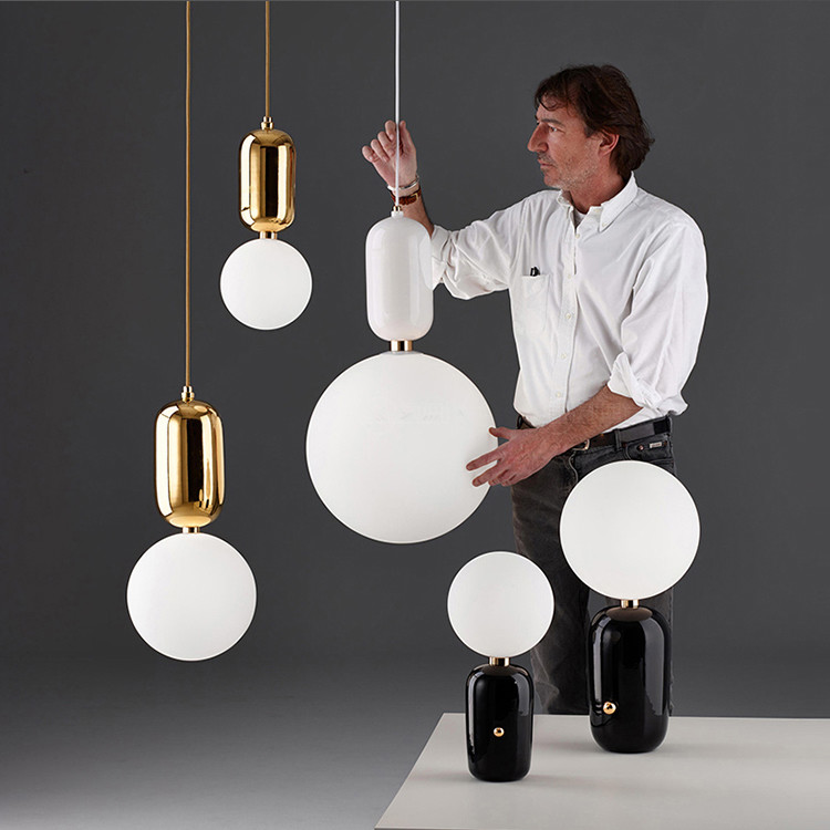 Designer glass pendant lights Ball Shape For indoor home Lighting (WH-GP-14)