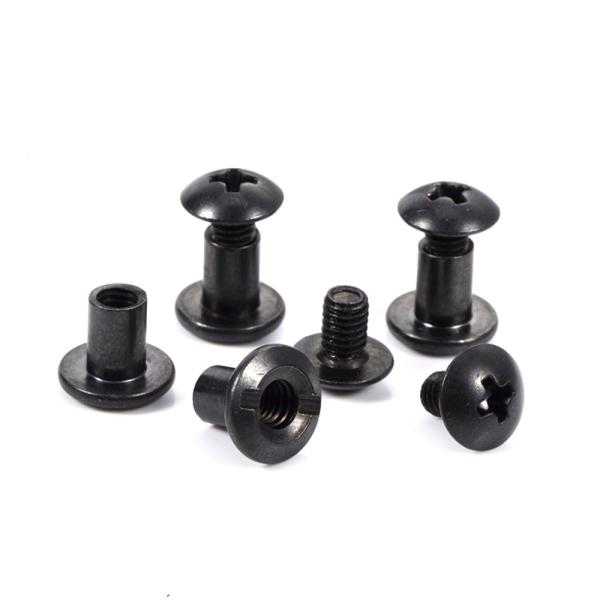 Wholesale Screw plastic rivet screw 10Mm Stainless Steel Screw Wallet Bag Belt