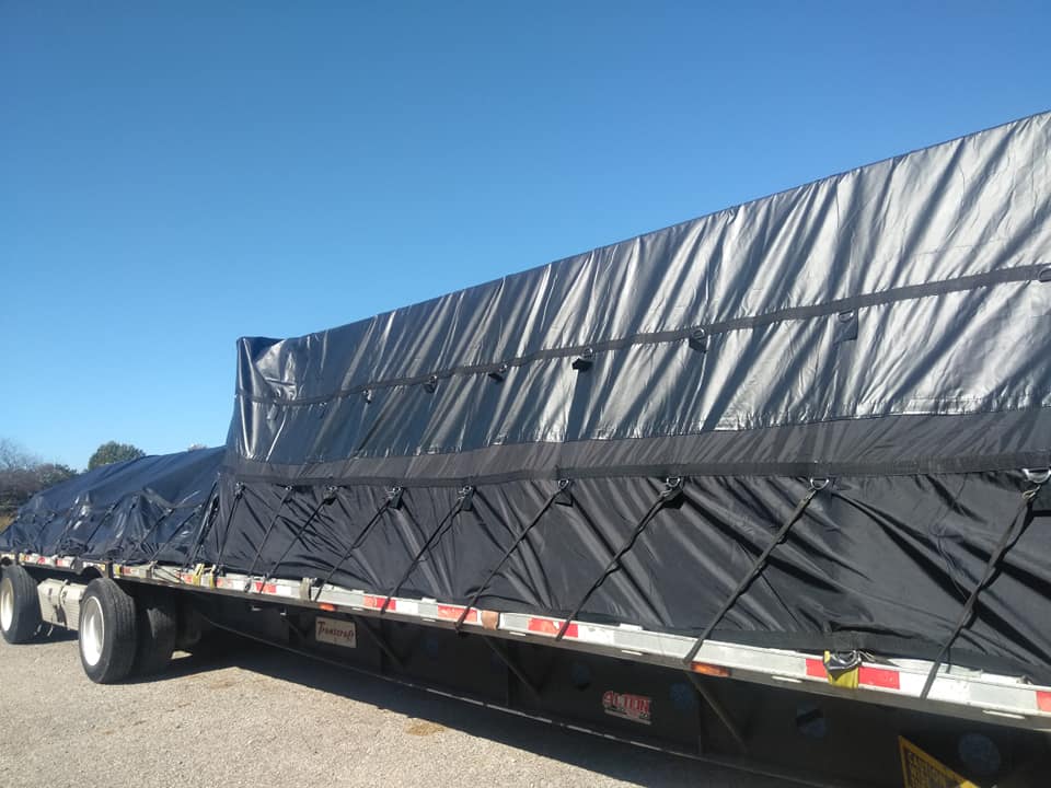 58" 60" PVC Truck Cover Tarp Tarpaulin Waterproof Cover Lumber Tarp With Grommets