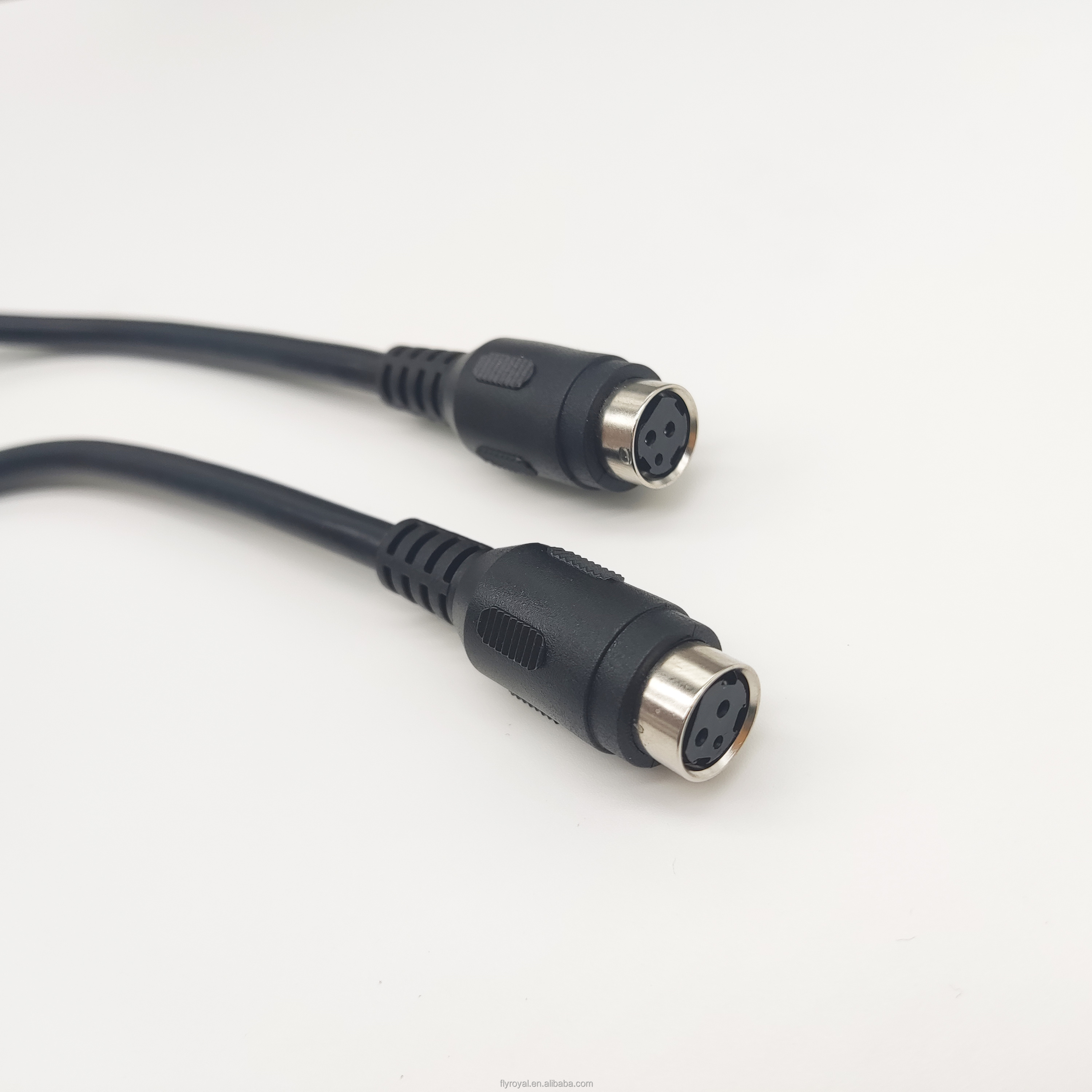 Custom Mini 4 Pin Male And Female Extension Cable 200mm Length