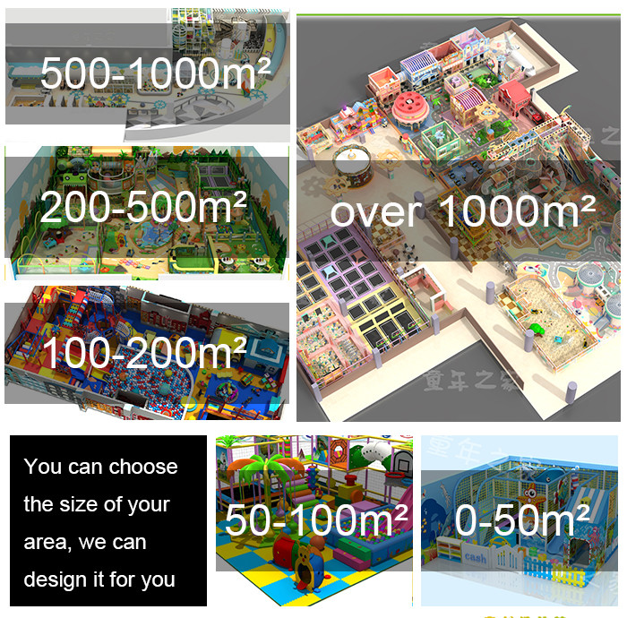 Custom Size Amusement Park Children Commercial Indoor Playground Equipment