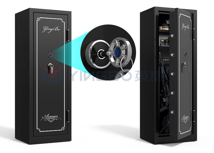 Steel Material Gun Safe Box With 75 Mins Fireproof Protection