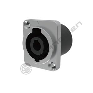  Male 4 Pin Connector for Audio Video Electronics IP40 Waterproof Extremely Rugged Loudspeaker Plug Silver Metal Brass Alloy Manufactures