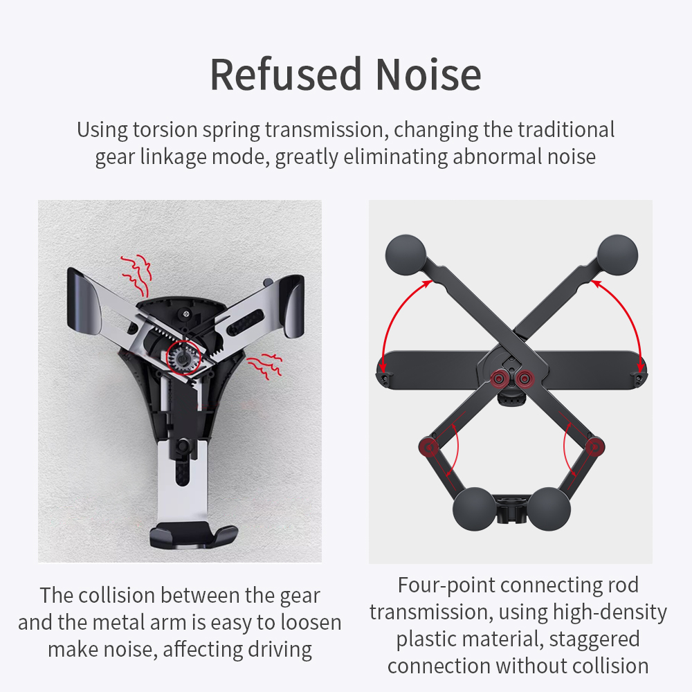 Essager 360 Rotation Gravity Mobile Stand for Car Easy Operation Stable Car Stand