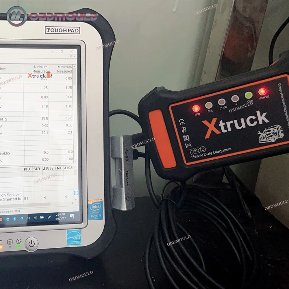 Xtrunk Y009 CANBUS Diagnostic Tool Applicable to Heavy-duty Truck Excavator Diesel Engine Structure
