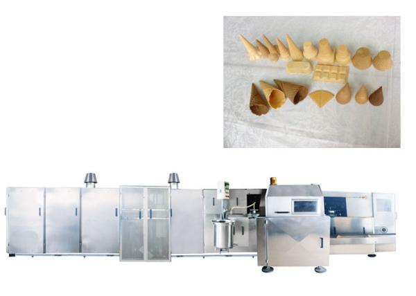Fully Automatic Industrial Ice Cream Production Line With 61 Baking Plates